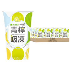 吃果籽 樂檸漢堡聯名款 青檸吸凍飲, 220g, 18個