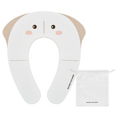 NATURE LOVE MERE 幼兒攜帶式摺疊馬桶坐墊, 裸棕色