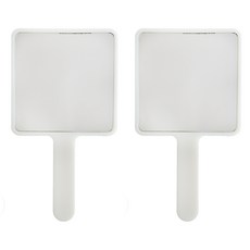 STM 手柄方鏡(大), 白色, 2個