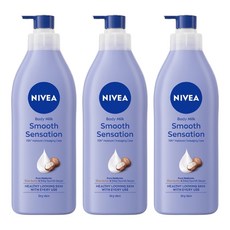 NIVEA 妮維雅 絲滑瑩亮乳液, 400ml, 3瓶