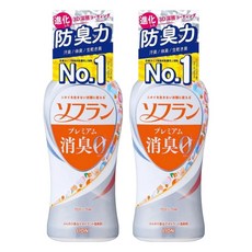 LION 獅王 Soflan 消臭衣物柔軟精 百花皂香 橘, 550ml, 2瓶