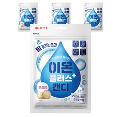 LOTTE 樂天 Ion Plus無糖電解質補給糖, 4袋, 52g
