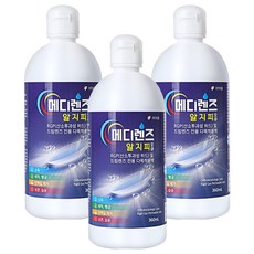 메디렌즈 알지피오큐액 하드렌즈용, 360ml, 3개