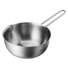Casabeni Circle感應爐適用不鏽鋼多功能刻度單柄鍋, 1個, 單色, 22cm