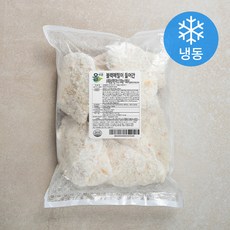 블랙메밀이 들어간 수제 통살치킨까스100 (냉동), 1kg, 1개