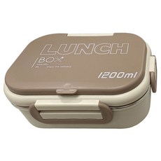 日系316不鏽鋼保溫便當盒 素面款 2格 附餐具 + 保溫袋, 1套, 卡其色