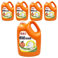 KINGEAGLE 鷹王 柑橘洗碗精, 4kg, 5桶