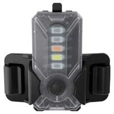 NITECORE 奈特科爾 多功能信號燈 NU07LE 識別分組 5種光 ARC導軌頭盔 MOLLE 50小時 25克 防水 登山, 黑色, 1個