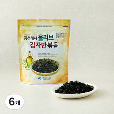 광천해저 올리브 김자반볶음, 6개, 50g