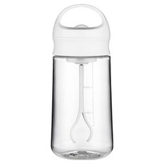 自動攪拌杯 400ml Tritan材質 帶提把設計, 白色, 1個