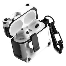 GOOSPERY Bumper Lock 硬殼保護殼, AirPods 第4代, 白色