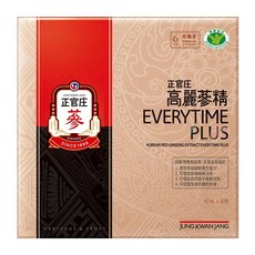 正官庄 Everytime 高麗蔘精EVERYTIME PLUS, 30包, 300ml, 1盒