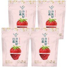 에코맘의산골이유식 산골 과일참 통째로 딸기칩, 7g, 4개