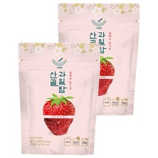 에코맘의산골이유식 산골 과일참 통째로 딸기칩, 7g, 2개