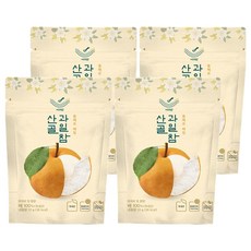 Ecomom Meal 山谷水果點心 整顆水梨脆片, 4個, 10g