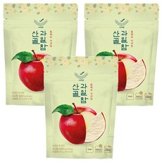 Ecomom Meal 山村水果點心 整顆蘋果脆片, 3個, 10g