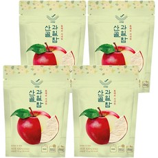 Ecomom Meal 山村水果點心 整顆蘋果脆片, 4個, 10g