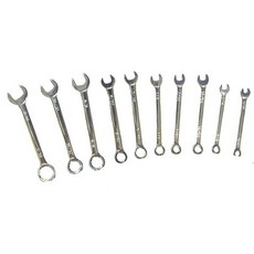 Octopus 章魚牌 迷你梅開扳手10支組, 英制, 公制4~11MM, 台灣製造, 1組