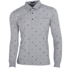 FERRA US 男士高爾夫彈性旗幟圖案T恤 CTPT2144FR9