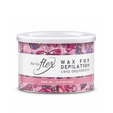 Italwax ​義朵熱蠟 柔韌熱蠟 罐裝 玫瑰油, 1個, 400g
