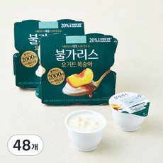 불가리스 요거트 복숭아, 340g, 12개