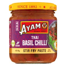 AYAM 雄雞標 泰式羅勒辣椒醬 185g, 1罐