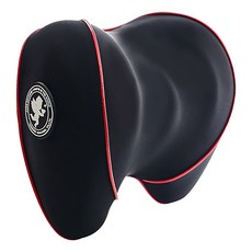 ANBORTEH 安伯特 邱比特舒壓小頭枕 涼感冰絲, 黑色, 1個