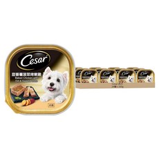 Cesar 西莎 主廚風味料理餐盒, 甜番薯菠菜烤嫩雞口味, 100g, 24罐