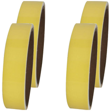 DITREE 夜光反光膠帶, 4個, 黃色