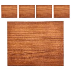 木百貨 防潑水植纖板 5件組 紅木紋 30x40cm, 1組