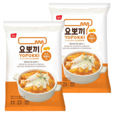 YOPOKKI 芝士味辣炒年糕 袋裝 微波加熱即食, 240g, 2包