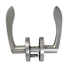 Tamsa 簡約設計按鈕式房門把手 灰色, 金灰色, 1個