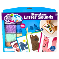 Educational Insights 魔塑粒粒黏土 3歲以上, 1組, ABC圖像單字組