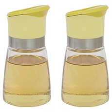 SINOGLASS Gravity重力感應油瓶 黃色, 2個, 160ml