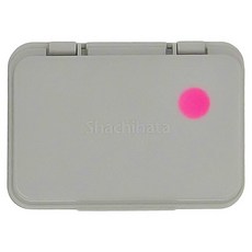 Shachihata 寫吉達 油性印台 蓋章捺印專用, 粉色, 1個