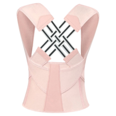 A-ZEAL 抬頭挺胸美姿帶 透氣舒適隱形內穿 SP902 粉色, 1個