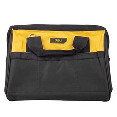 deLi 得力 工具 牛津布 便攜式 多用途 工具包 工具袋 黑色 黃色 EDL-P2, 1個