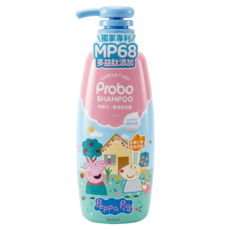 Probo 博寶兒 柔護洗髮露 佩佩豬, 500ml, 1瓶