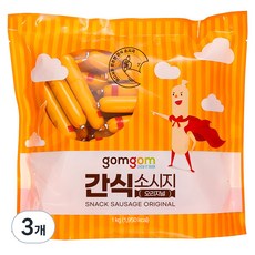 곰곰 간식 소시지 오리지널, 1kg, 3개