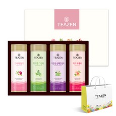 TEAZEN 康普茶 高級調和茶禮盒 4款, Angelic Aroma 1.8g 8入+Muscat Green Tea 1.8g 8入+Peach Oolong 1.8 8入+Darjeeling Champagne 1.5 8入, 1組
