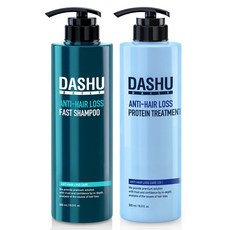 DASHU 每日快速健髮洗髮精 500ml+健髮蛋白質護髮乳 500ml, 1組