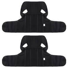 防駝背背心, 黑色, 200g, 2件