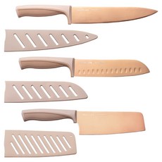 NEOFLAM 台灣原廠公司貨 Peach Pearl蜜桃珀爾系列鈦金刀具6件組, 1組