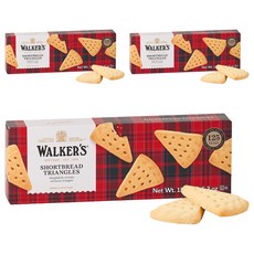 WALKERS 三角形奶油酥餅, 150g, 3盒