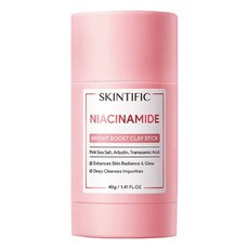 SKINTIFIC 菸鹼醯胺亮白泥膜棒 40g, 1個, 1罐