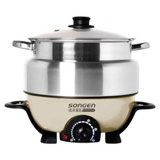 SOnGEn 松井 不鏽鋼蒸煮烤多功能料理鍋 3L, SG-830P