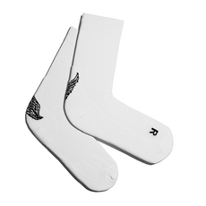 LI2 Black Wing 跑步中筒襪, 1套, 白色