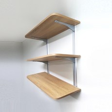 하드웰 오크 시스템 선반 높이 100cm, 혼합색상, 3단