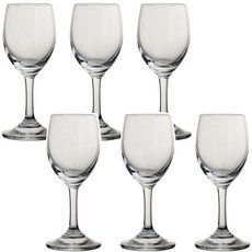 羅徹斯特玻璃燒酒杯, 單一顏色, 6個