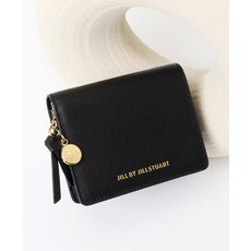 JillByJillstuart ACC BONNIE Logo印花牛皮短夾
